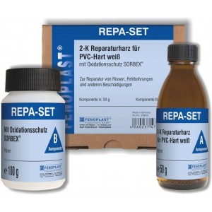 Kit de réparation pour menuiseries PVC Fenoplast Repara-Set